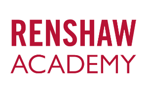 Renshaw Academy logo. Official Sponsor of the Sweet Fest Business Conference. A cake show for bakers and sweet makers.